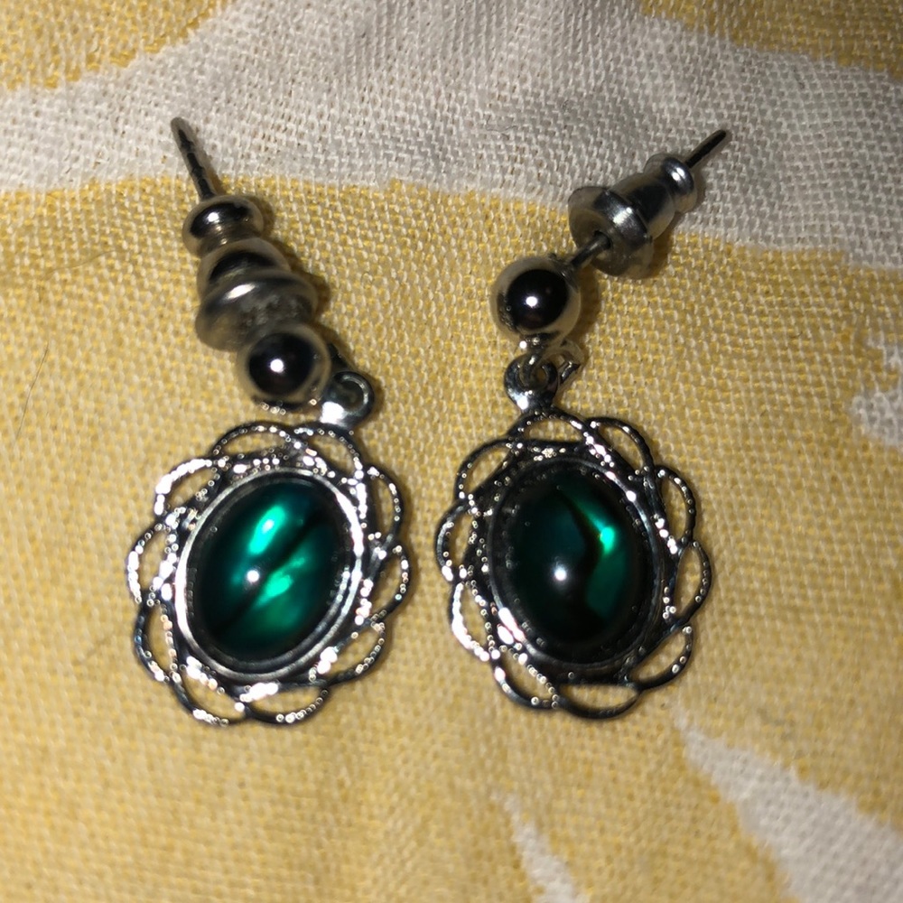 Vintage Green Earrings